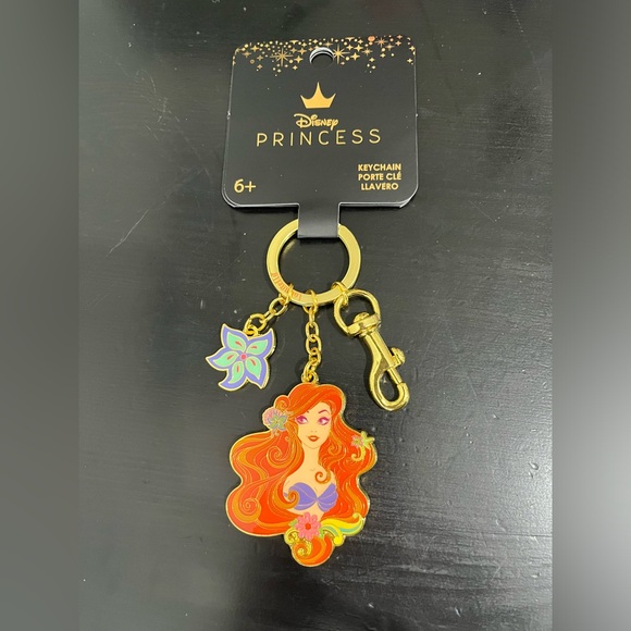 Loungefly Disney The Little Mermaid Ariel Aquatic Dream Portrait Keychain - Picture 2 of 6